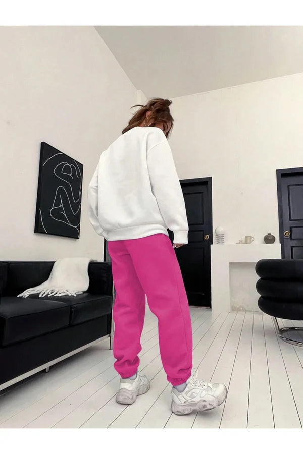 Rosy Pink BROOKLYN Printed 2 Pieces Co-Ord Sets For Women