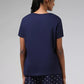 Blue Heart Printed Night Suit