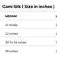 CAMI SILK - BLACK