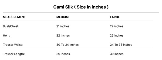 CAMI SILK - PURPLE