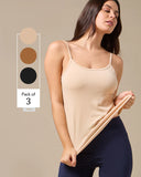 Camisole-Soft Cotton Stretch Combo pack of 3