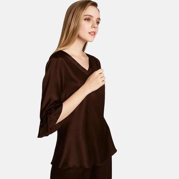 Silk Netribbon Dark Brown