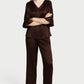 Silk Netribbon Dark Brown