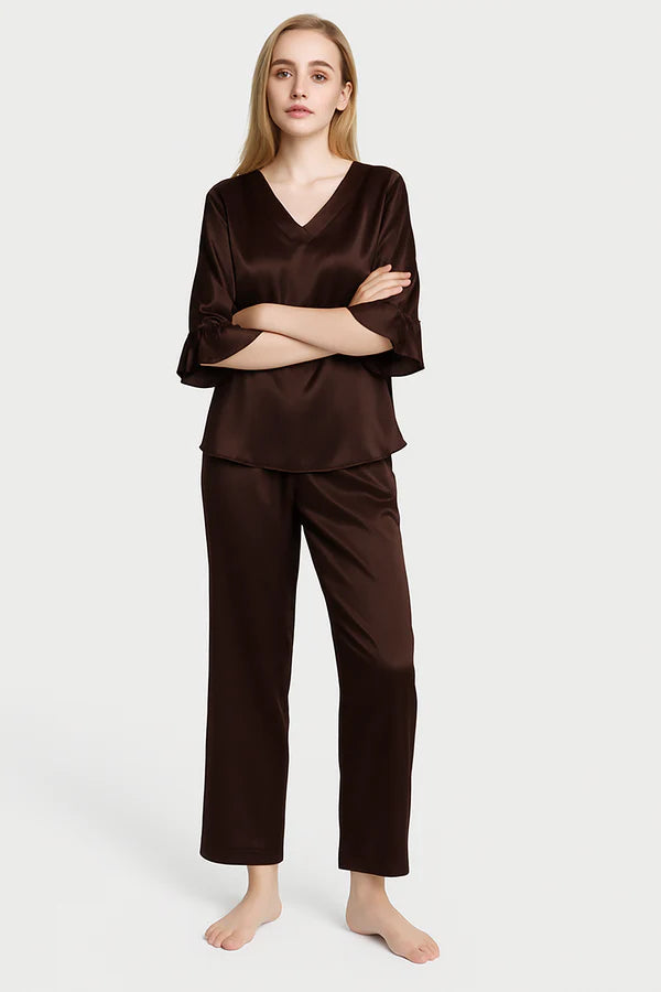 Silk Netribbon Dark Brown