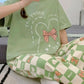 Happy day printed Night suit