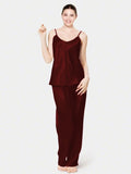 CAMI SILK - MAROON
