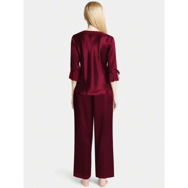 Silk Netribbon Maroon