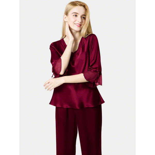 Silk Netribbon Maroon