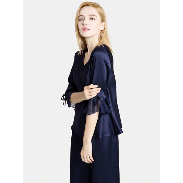 Silk Netribbon Navy Blue