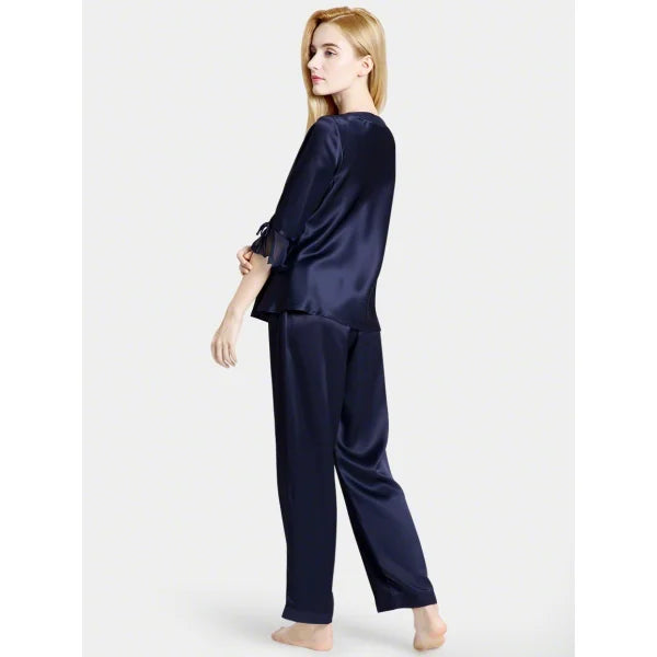 Silk Netribbon Navy Blue