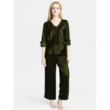 Silk Netribbon Olive Green