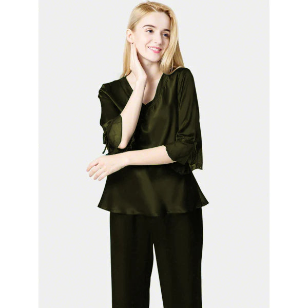 Silk Netribbon Olive Green