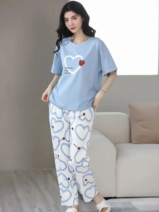 SOFT COTTON PJ SUIT- P11