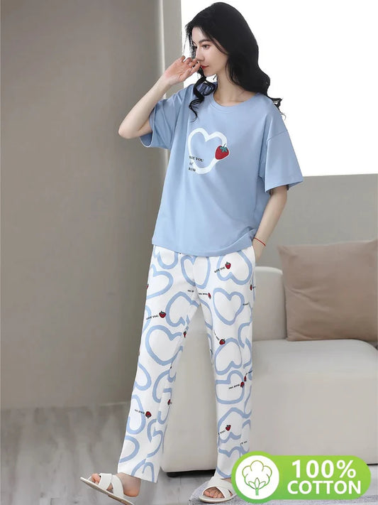 SOFT COTTON PJ SUIT- P11