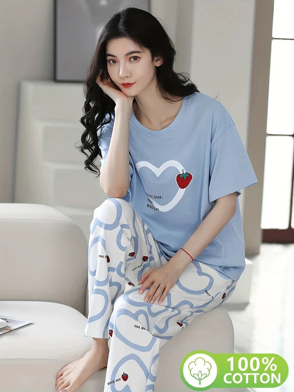 SOFT COTTON PJ SUIT- P11