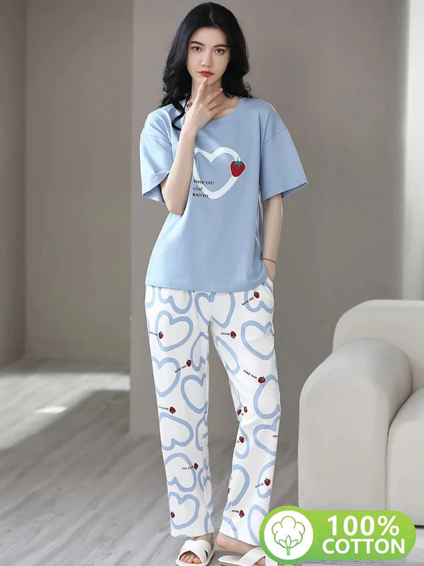 SOFT COTTON PJ SUIT- P11