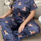 Teddy Bear Printed Night Suit