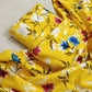 MICRO POLO COTTON- 2 PIECE-Yellow With Flowers