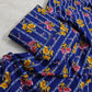 MICRO POLO COTTON- 2 PIECE-Blue With Flowers
