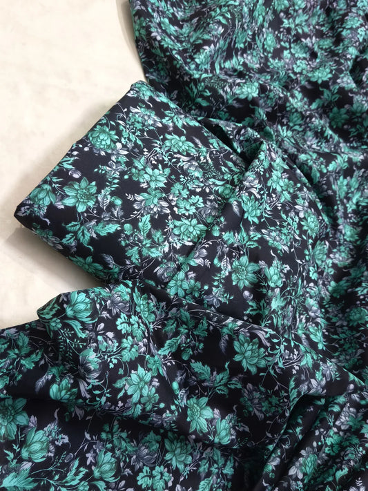 MICRO POLO COTTON- 2 PIECE-Green & Black