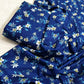 MICRO POLO COTTON- 2 PIECE-Blue With Flowers