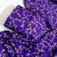 MICRO POLO COTTON- 2 PIECE-Blue With Small Flowers