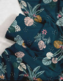 Blue Floral Boski Linen