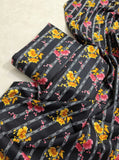 MICRO POLO COTTON- 2 PIECE-Black & Yellow