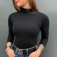 High Neck For Women Black