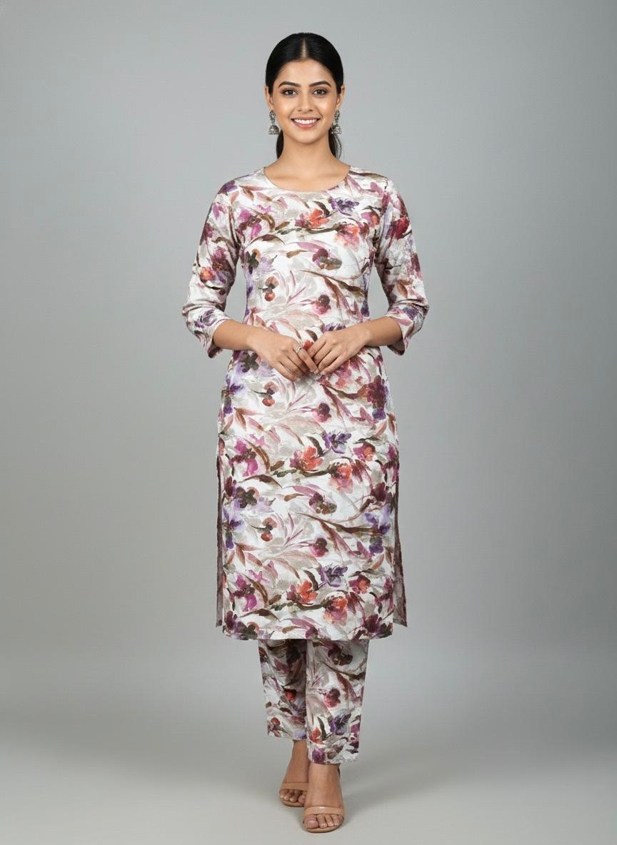 Multi print Boski Linen