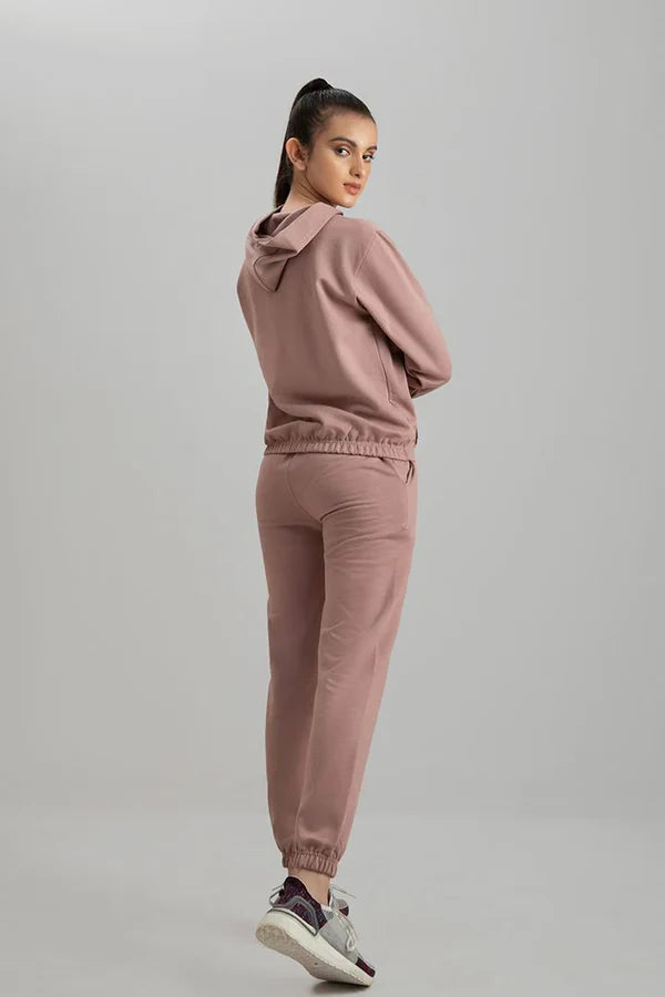 Pink Tracksuit with warm hoodie and pant
