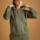 Olive Green Tracksuit with warm hoodie and pant
