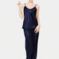 CAMI SILK - NAVY BLUE