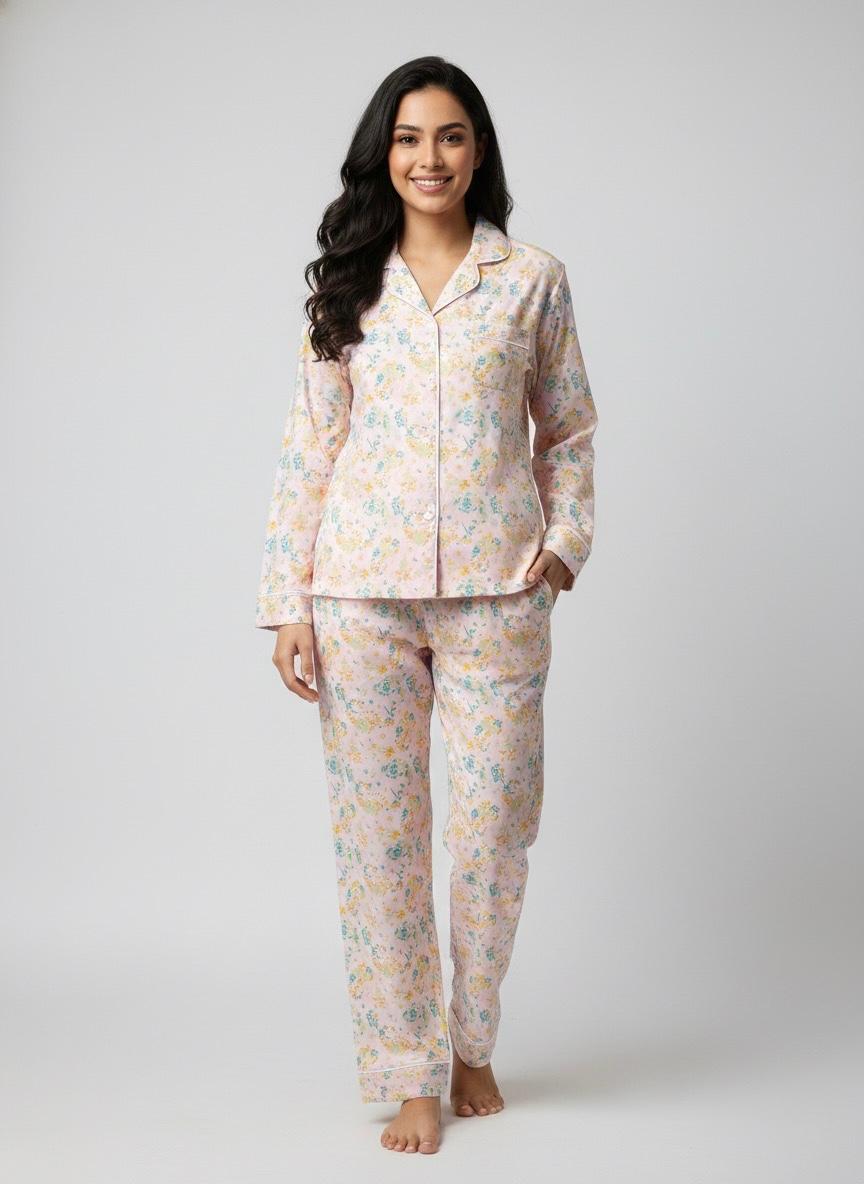 Creamy Pink Boski Linen