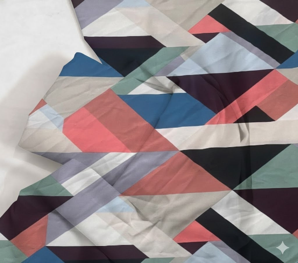 Rainbow Printed Boski Linen