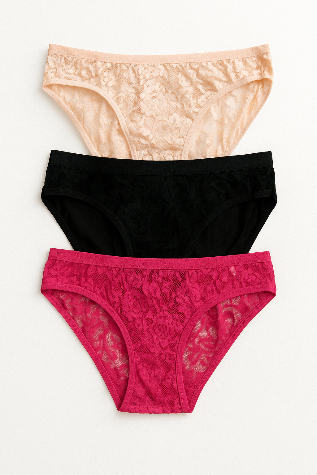 Net Panty Combo Pack of 3