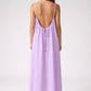 STUNNING BACKLESS MAXI DRESS - LILAC