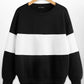 Zebra Color Block Sweatshirt