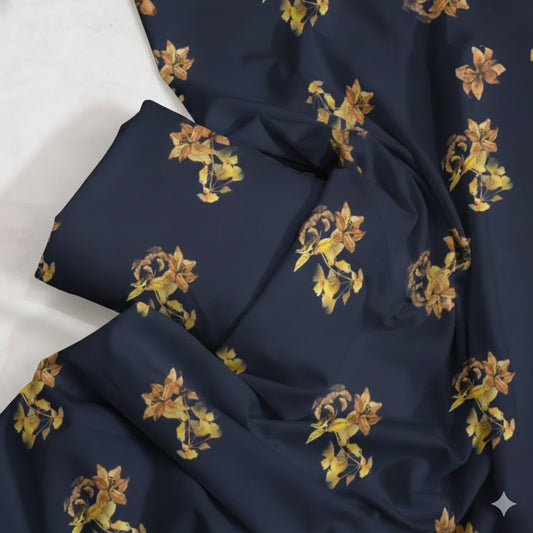 Golden Floral Boski Linen