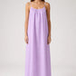 STUNNING BACKLESS MAXI DRESS - LILAC