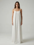 STUNNING BACKLESS MAXI DRESS - WHITE