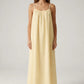 STUNNING BACKLESS MAXI DRESS - BUTTER