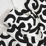Black and White Boski Linen