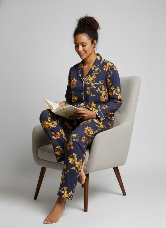 Golden Floral Boski Linen