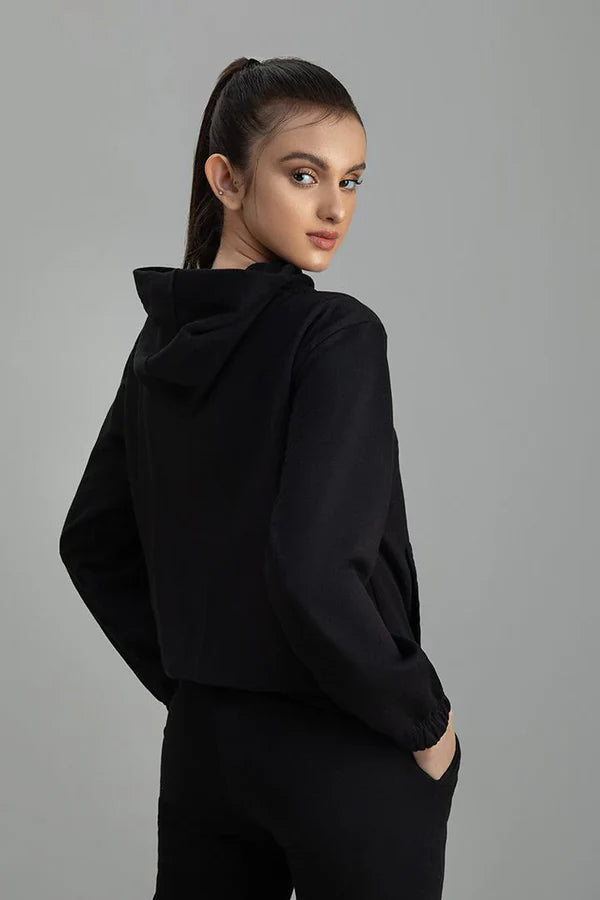 Black Tracksuit with warm hoodie and pant